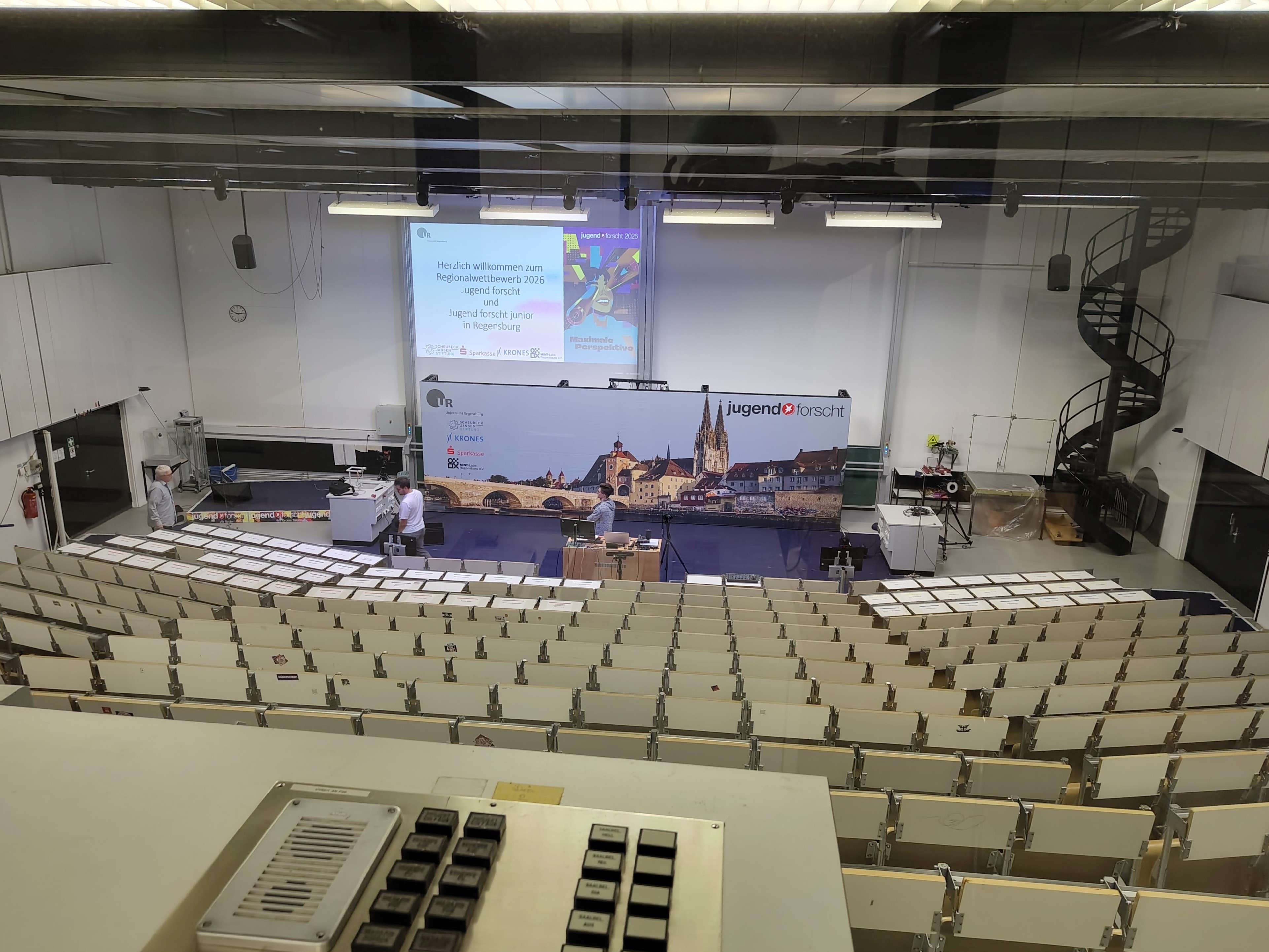 The auditorium of the physicists.